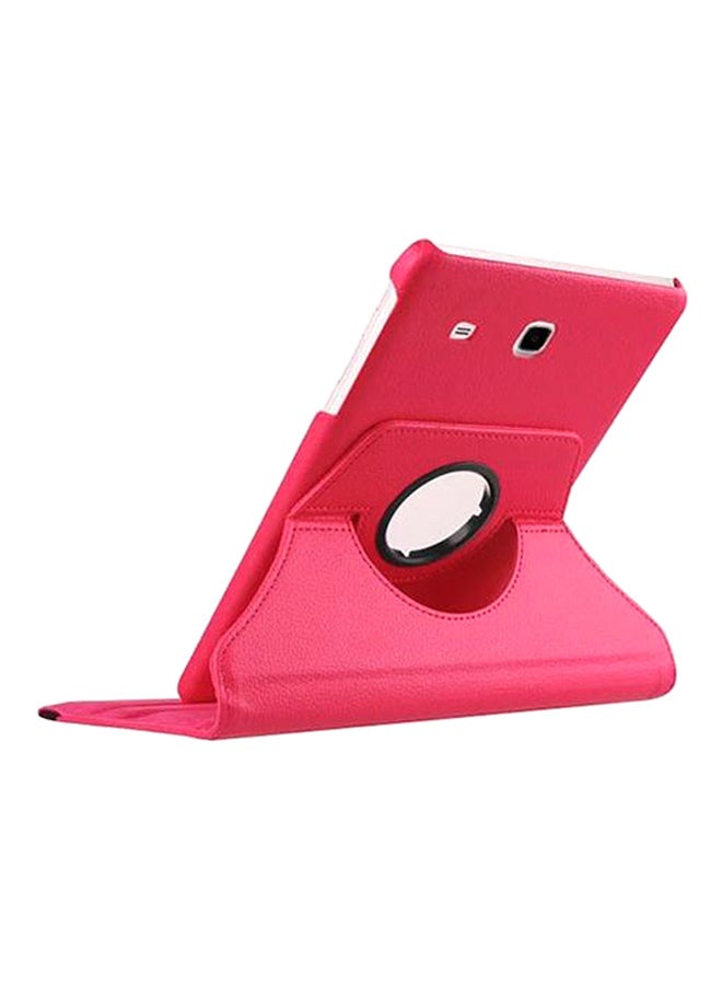 360 Degree Rotating Stand Flip Case Cover For Samsung Galaxy Tab E T560/T561 Pink