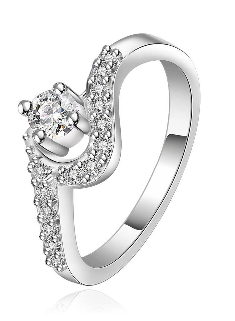 Sharpdo acc Cubic Zirconia Ring
