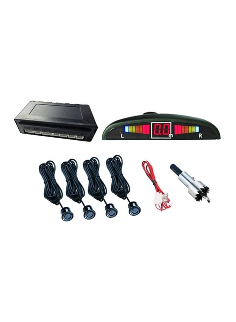 Car LED Parking Sensor Monitor With 4 Sensors