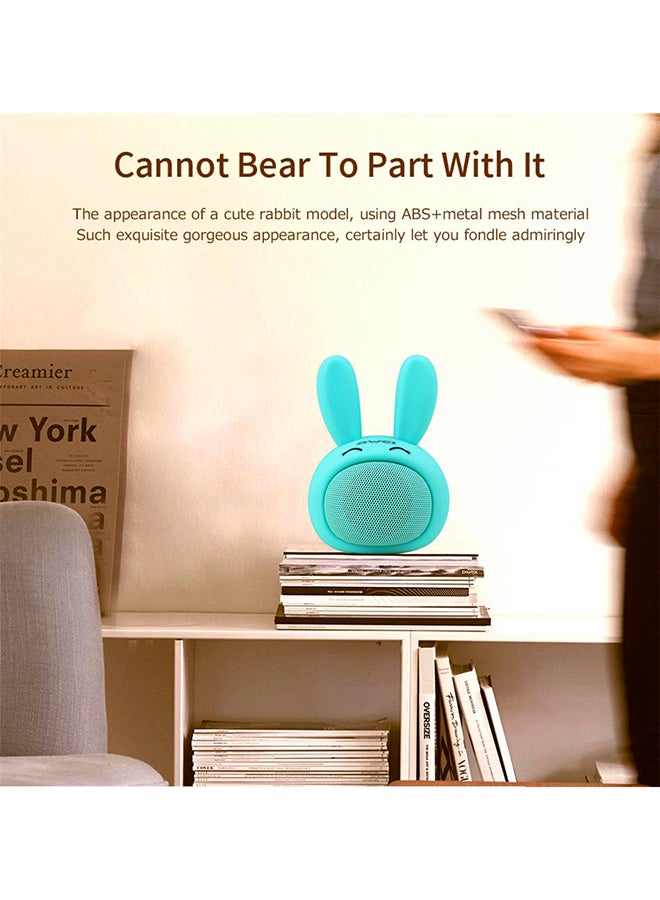 Awei Mini Portable Bluetooth Speaker Blue - Image 2