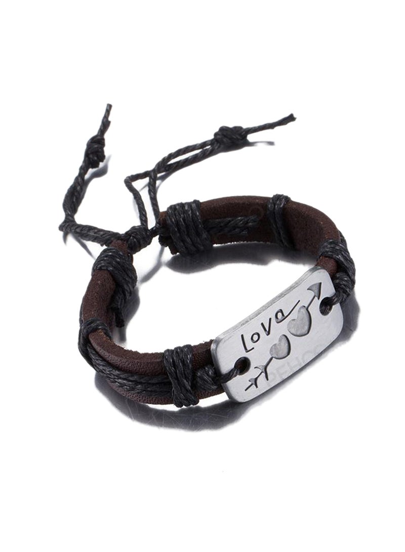 Retro Style Leather Bracelet