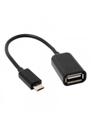 USB-A To Micro USB Adapter Black - v1519220501/N12878876A_1