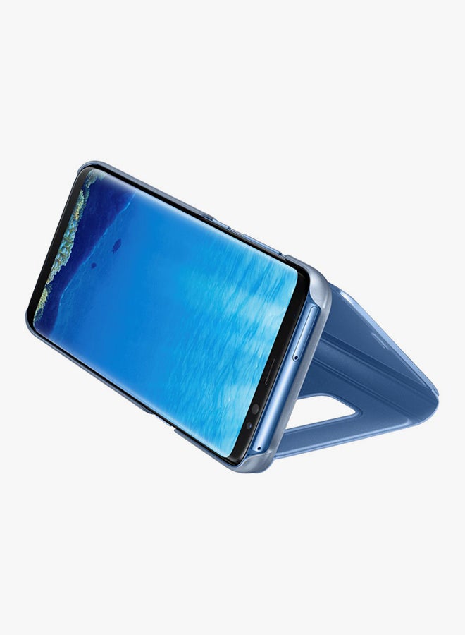 Generic - Clear View Flip Case Cover For Samsung Galaxy S8 Plus Blue - Image 1