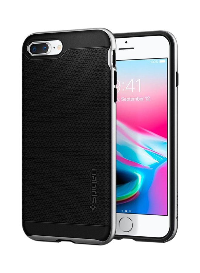 Spigen - Combination Neo Hybrid 2 Case Cover For Apple iPhone 8 Plus/7 Plus Satin Silver - Image 1