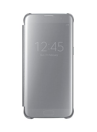 LED View Cover For Galaxy S7 Edge Silver - v1519229152/N13269497A_1