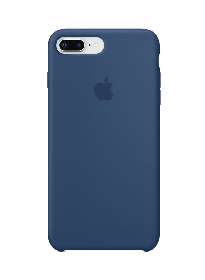 غطاء حماية من السيليكون لهاتف أبل آيفون 7 بلس/8 بلس أزرق الكوبالت - Image 2