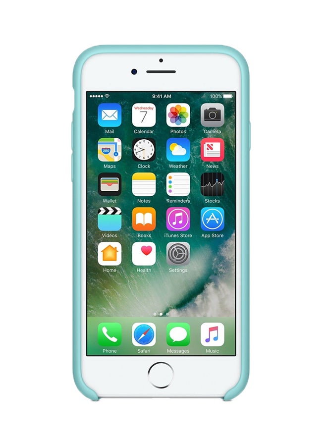 Generic - Silicone Case Cover For Apple iPhone 7 Sea Blue - Image 1