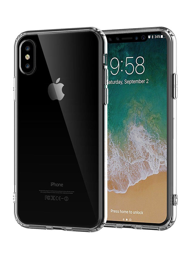Protective TPU Silicone Case Cover For Apple iPhone X Clear - Image 2