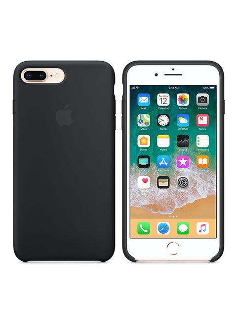 Silicone Case Cover For Apple iPhone 8 Plus/7 Plus Black