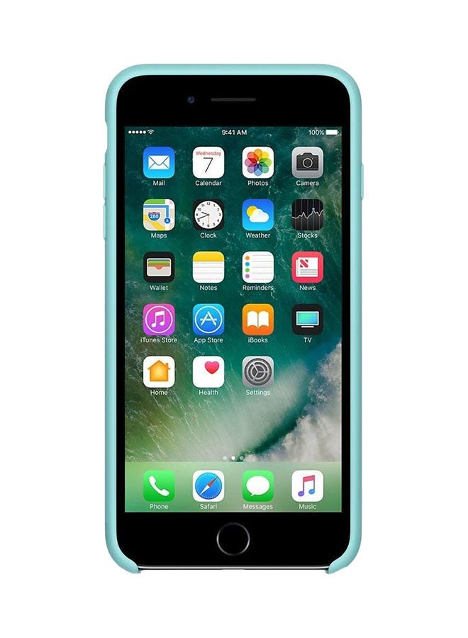 Generic - Silicone Case Cover For Apple iPhone 7 Plus Sea Blue - Image 1
