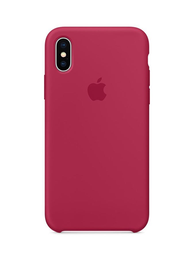 Generic - Soft Silicone Case Cover For Apple iPhone X Red - Image 1