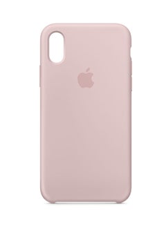 Silicone Case Cover For Apple iPhone X Pink Sand