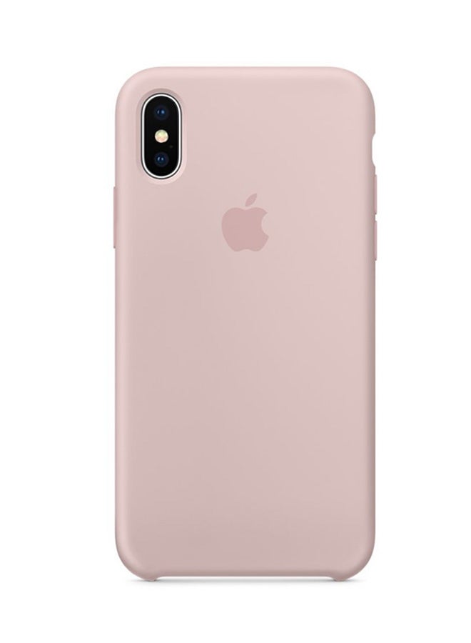 Generic - Silicone Case Cover For Apple iPhone X Pink Sand - Image 1