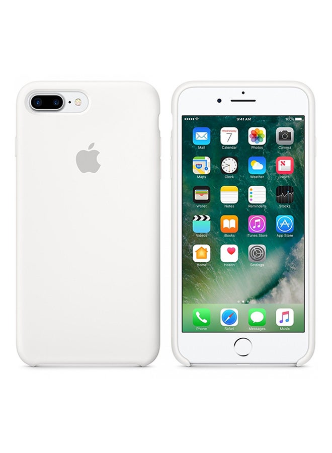 Silicone Case Cover For Apple iPhone 7 Plus/ 8 Plus White