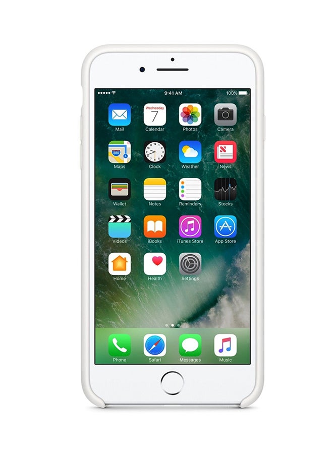 Silicone Case Cover For Apple iPhone 7 Plus/ 8 Plus White