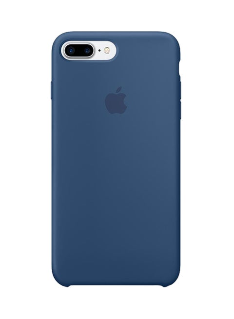 Silicone Snap Case Cover For Apple iPhone 7 Plus Ocean Blue