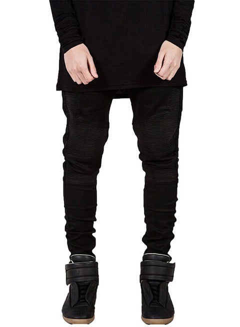 Straight Slim Fit Jeans Black