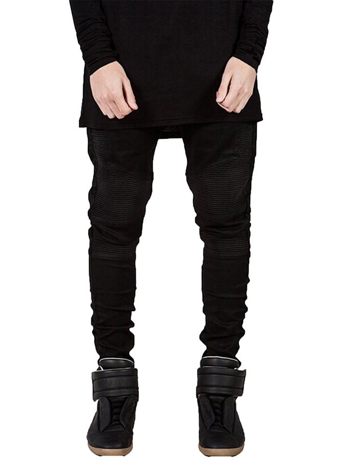 Generic - Straight Slim Fit Jeans Black - Image 1