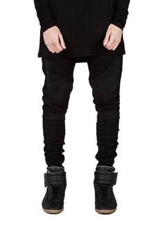 Generic Fashion Slim Fit High-Rise Pencil Jeans Black 