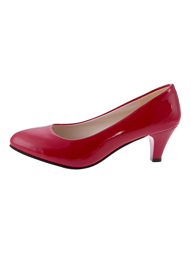 High Heel Pump Shoe Red - Image 1