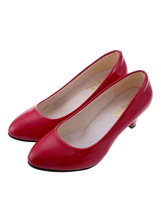 High Heel Pump Shoe Red - Image 2