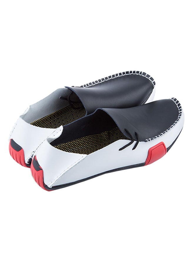 Patchwork Comfort Shoe White/Black - Image 1
