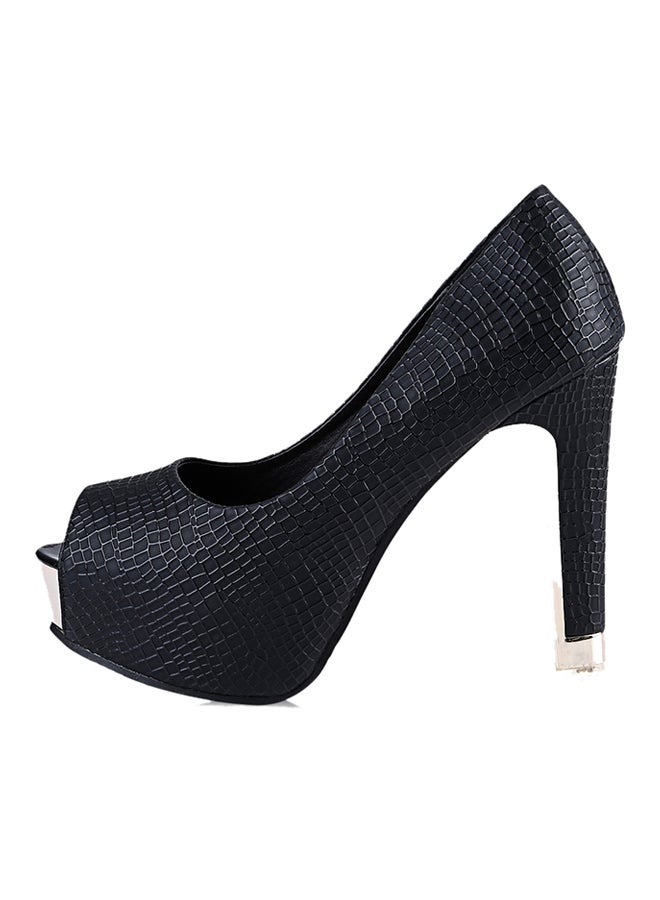 High Heel Pump Shoe Black - Image 1