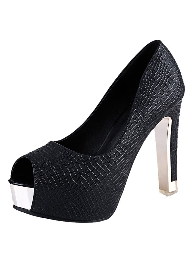 High Heel Pump Shoe Black - Image 2
