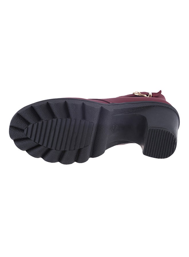 Generic - High Heel Ankle Boot Red - Image 1