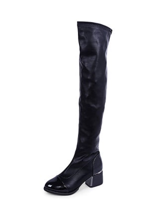 Pull-On Knee High Boot Black - v1519259189/N13408922V_1