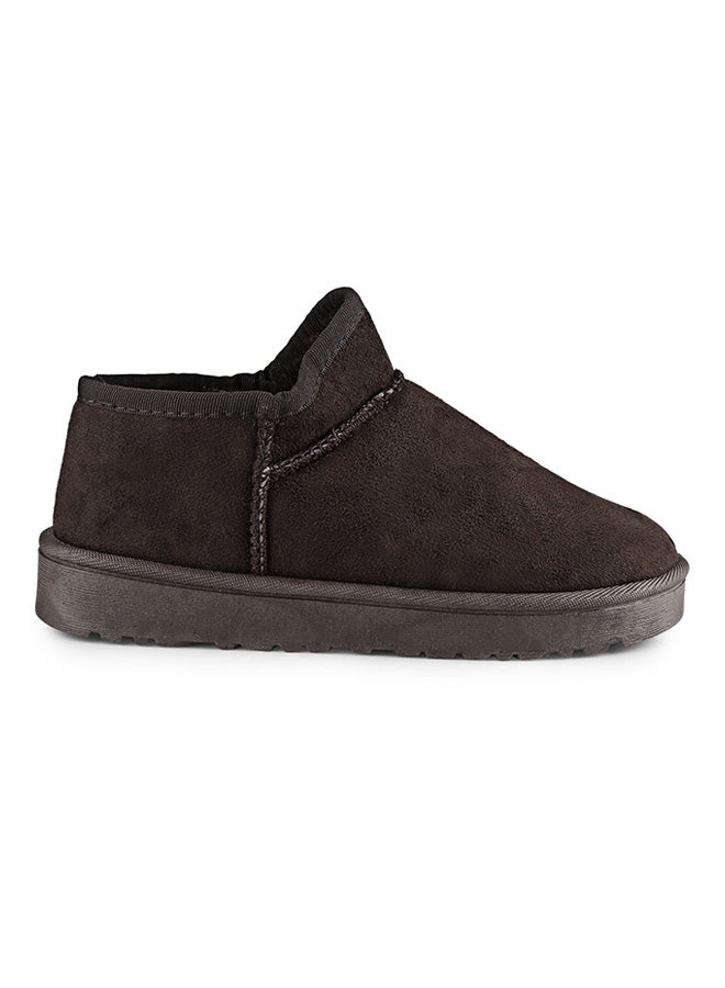 Generic - Casual Warm Flat Snow Booties Coffee - Image 1