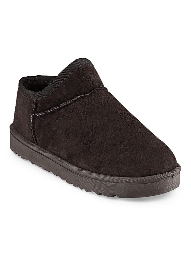 Generic - Casual Warm Flat Snow Booties Coffee - Image 1