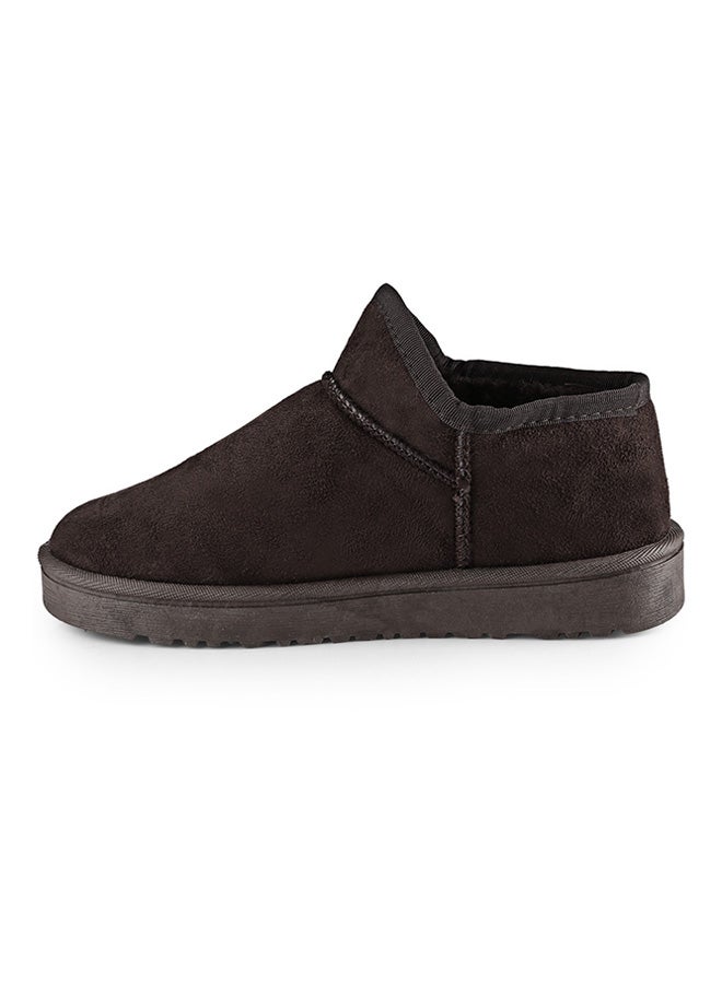 Generic - Casual Warm Flat Snow Booties Coffee - Image 1
