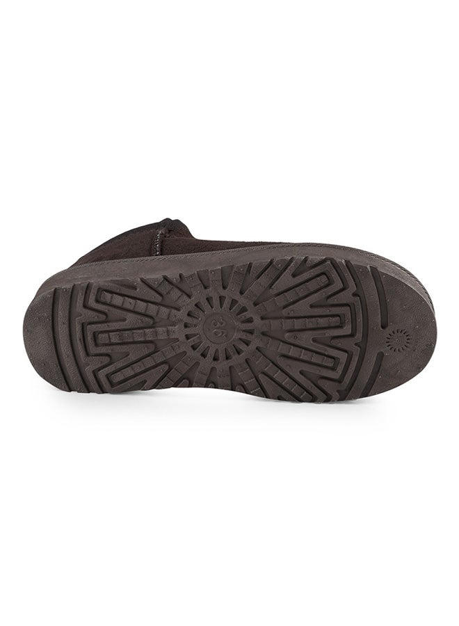Generic - Casual Warm Flat Snow Booties Coffee - Image 1