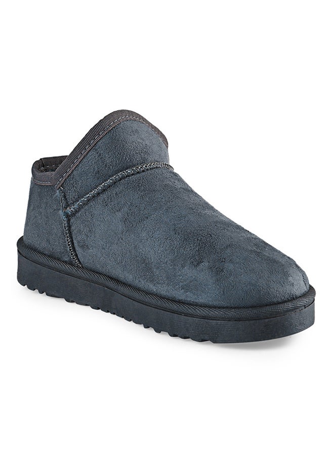 Casual Warm Flat Snow Booties Stone Blue  - Image 2