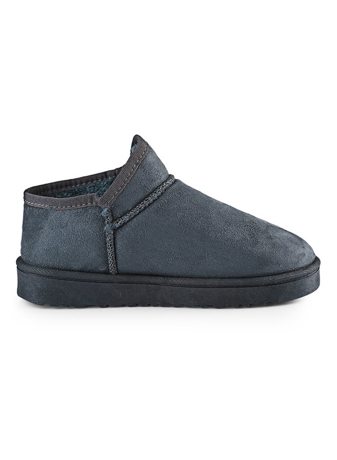Casual Warm Flat Snow Booties Stone Blue  - Image 1