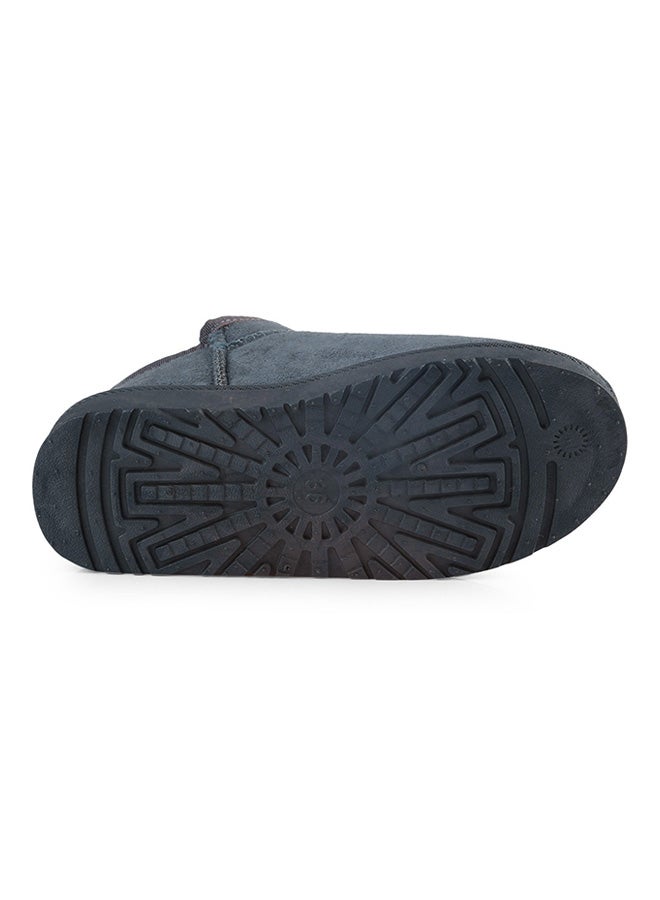 Casual Warm Flat Snow Booties Stone Blue  - Image 5