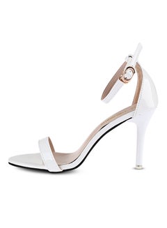 Generic Ankle Strap High Heel Sandal White  - Image 4