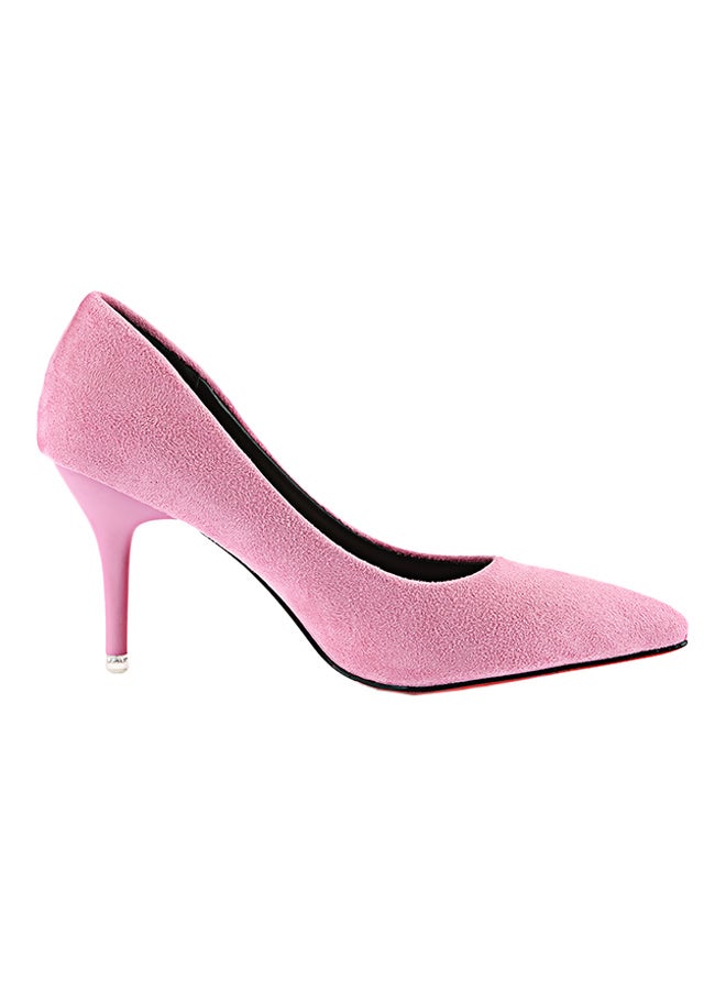 Thin Heel Pump Shoe Pink - Image 4