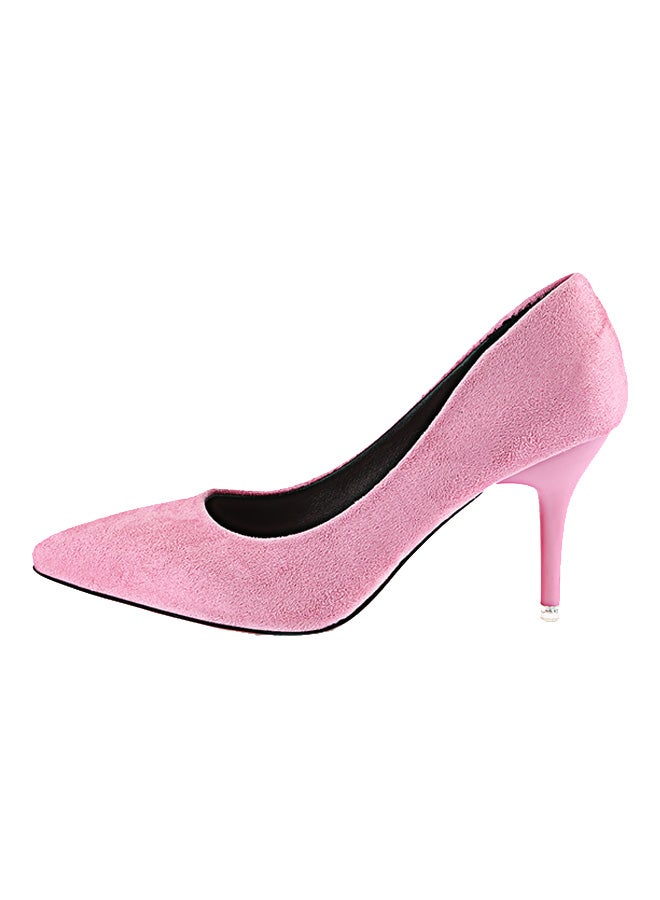Thin Heel Pump Shoe Pink - Image 5