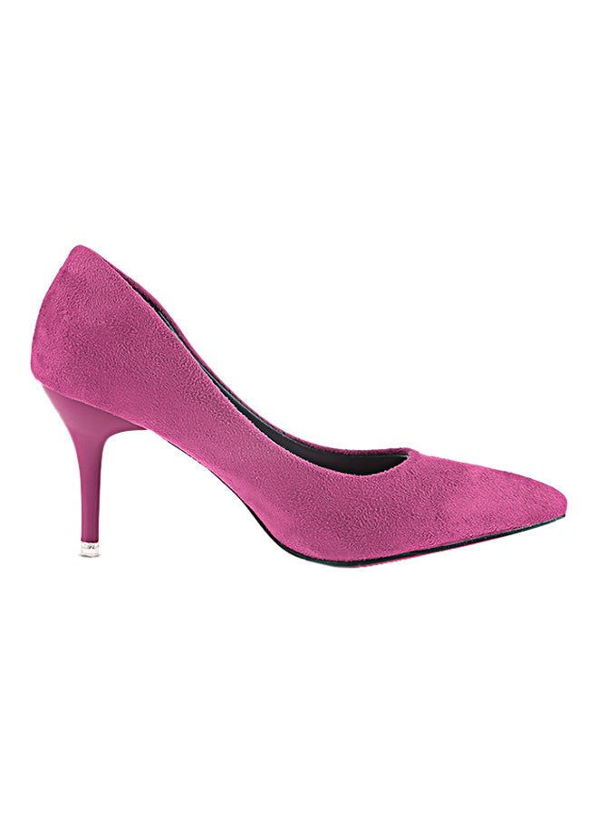 Thin Heel Pump Shoe Rose Pink - Image 4