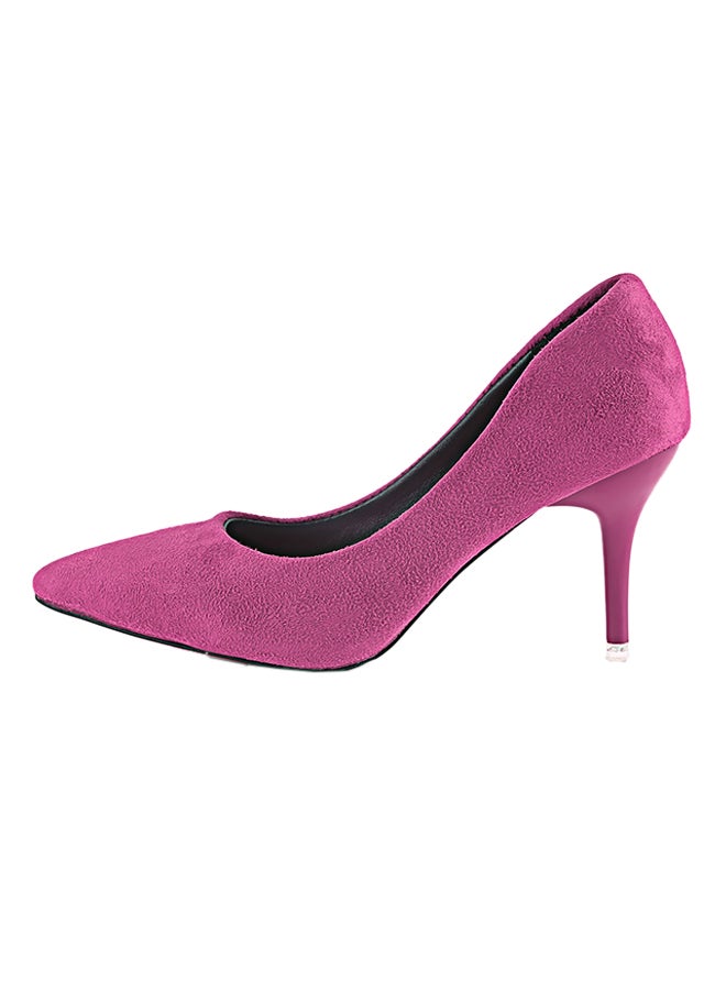 Thin Heel Pump Shoe Rose Pink - Image 5