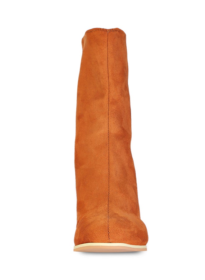 Chunky Mid-Calf Boot Brown  - Image 2