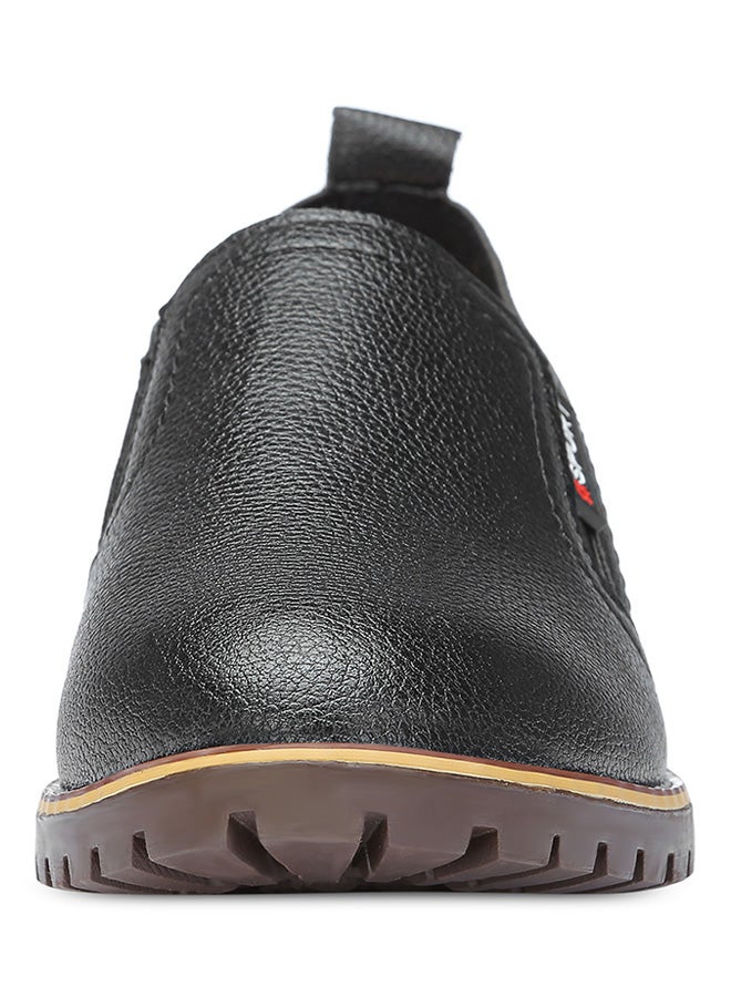 Casual Slip-On Loafer Shoe Black - Image 2