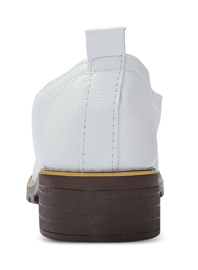 Generic Casual Slip-On Loafer Shoe White  - Image 3