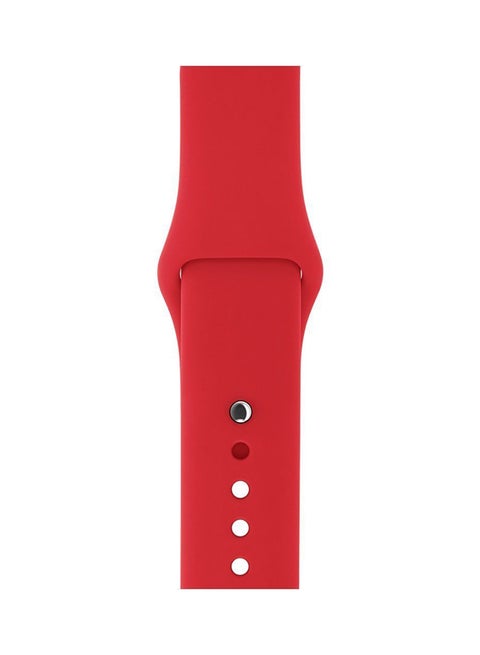 Silicone Band For Apple Watch 42mm Red
