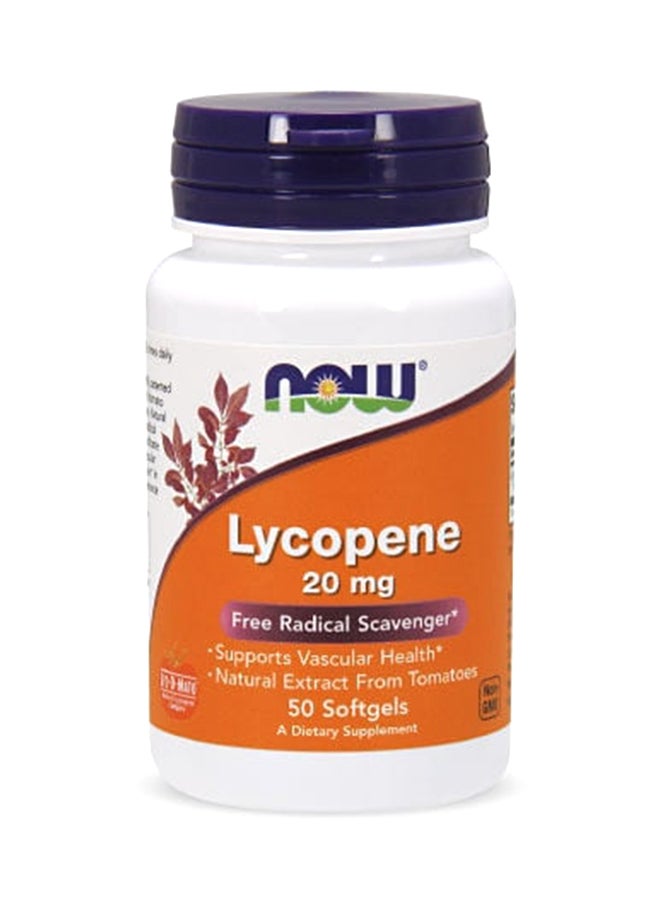 Now Foods 50-Softgels Lycopene Capsules