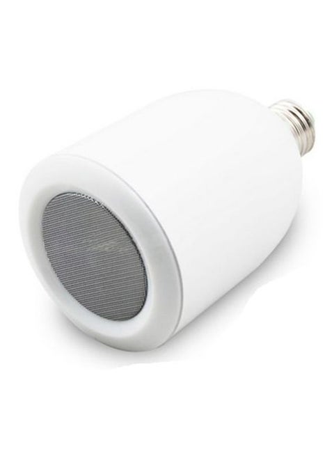 Portable Bluetooth Speaker With LED Light For iPhone/iPad/Smartphones White