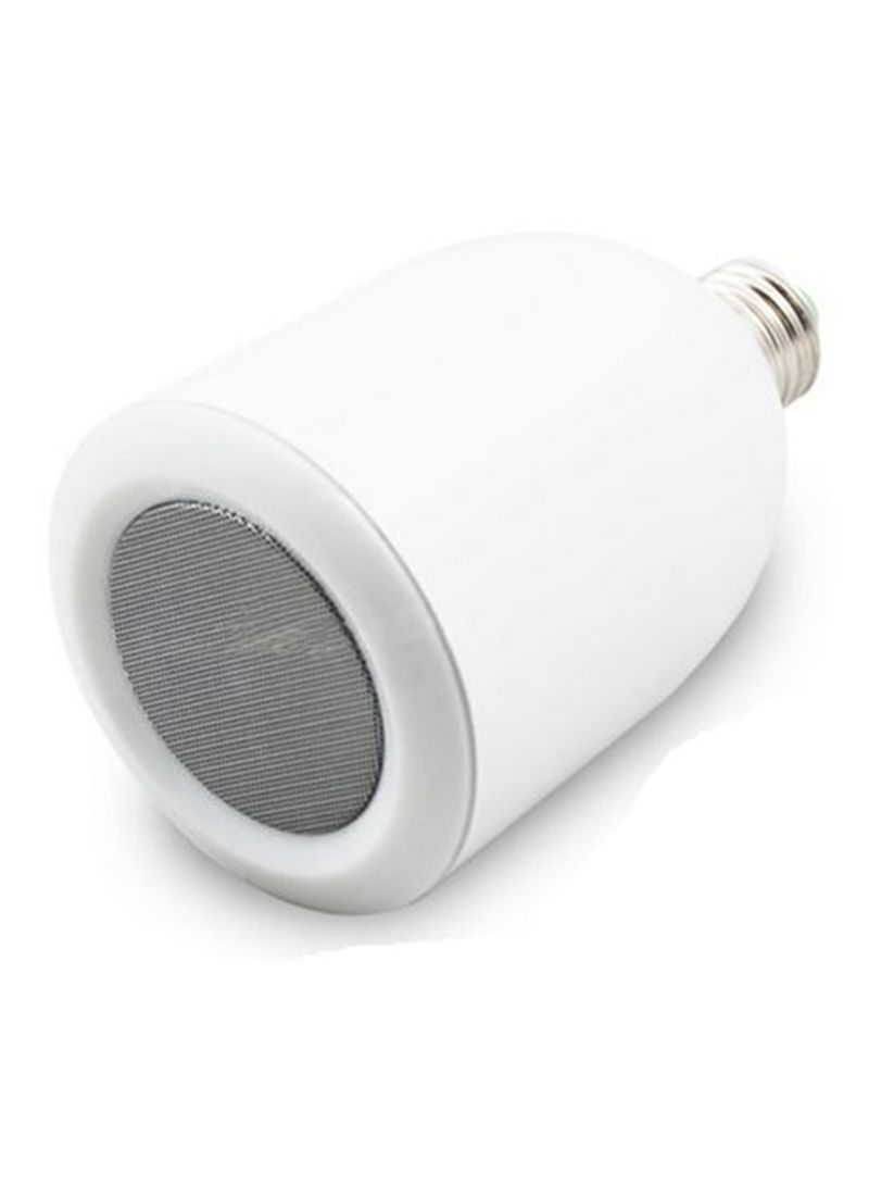 Kingone - Portable Bluetooth Speaker With LED Light For iPhone/iPad/Smartphones White - Image 1