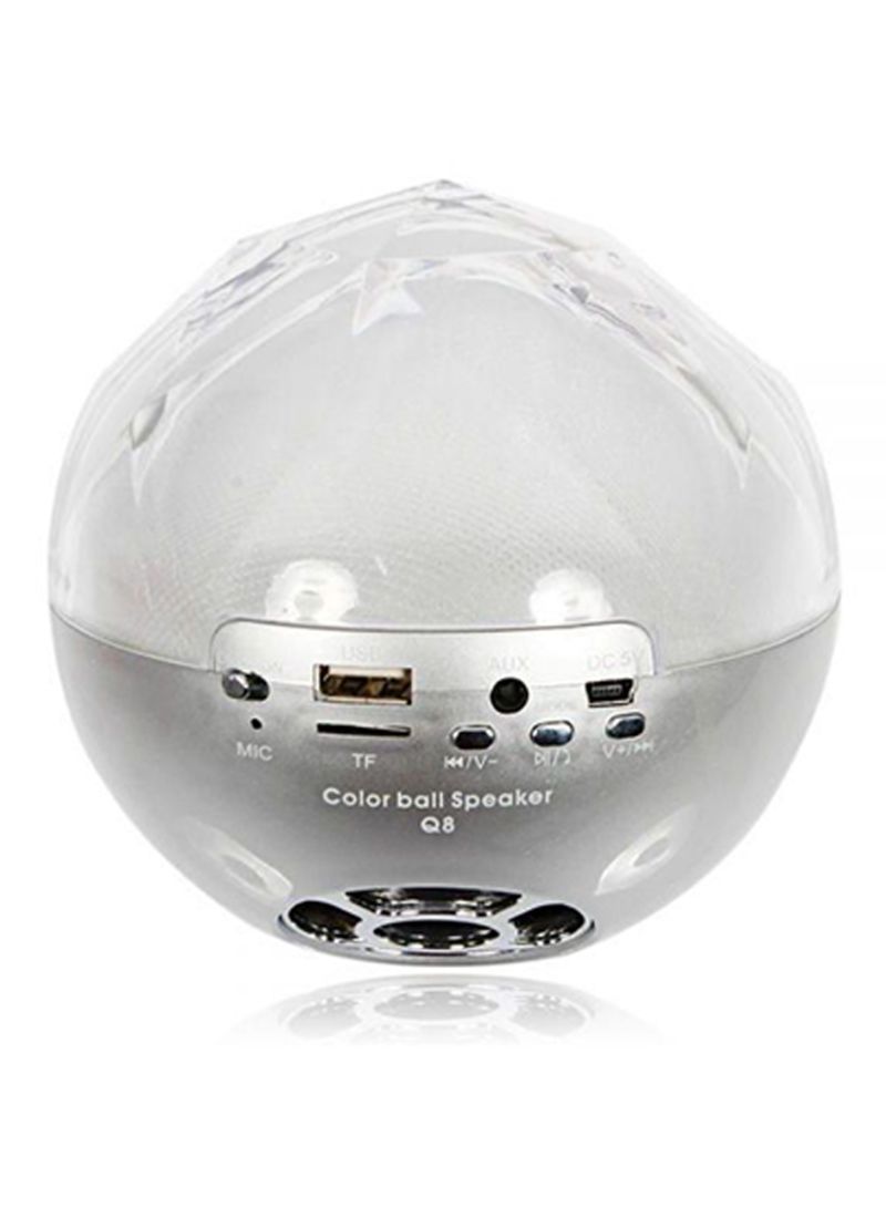 Color Ball Bluetooth Speaker Silver - Image 1